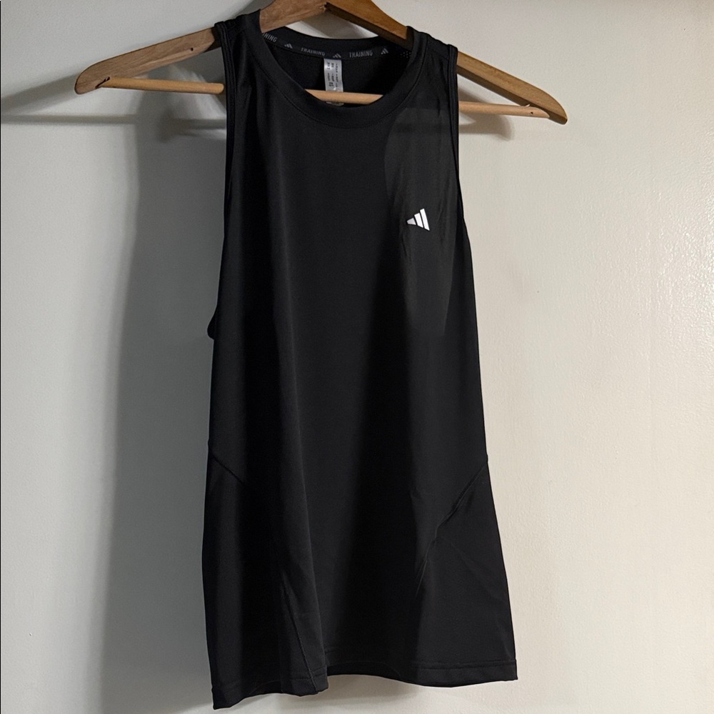 Adidas Sleeveless Athletic Tank Top Black Womens Size Extra Small